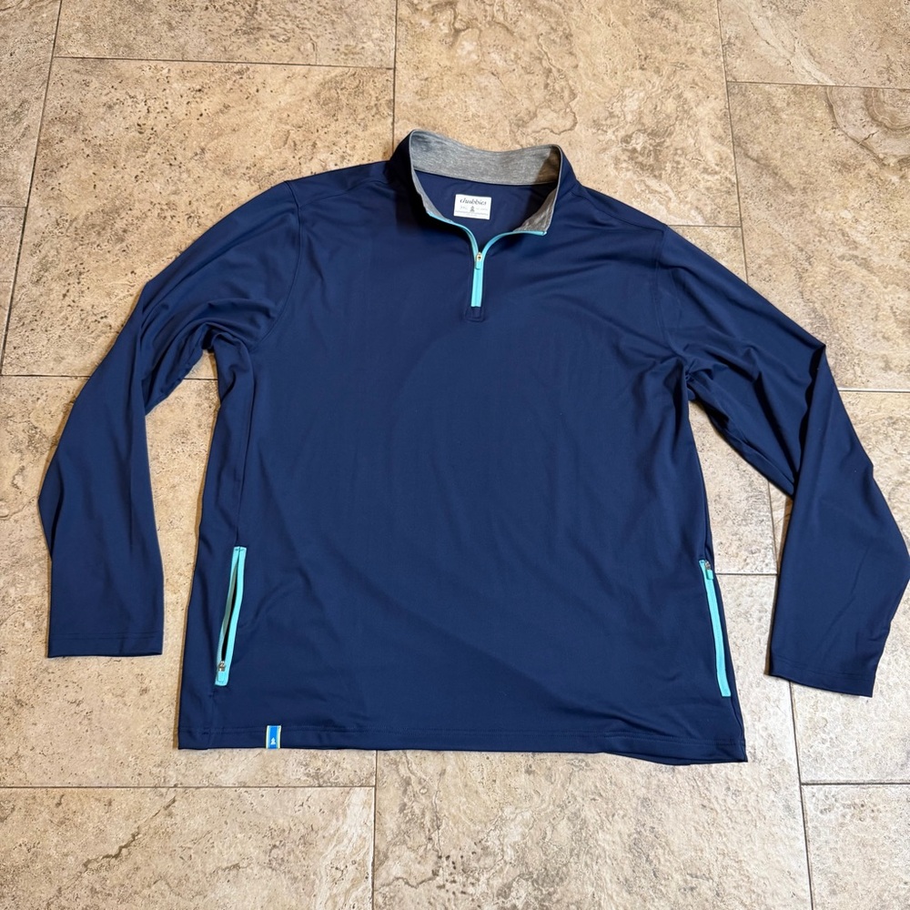 Chubbies Movementum Quarter Zip Pullover The Lakeside Athleisure Casual XXL